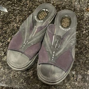 Comfort Sketchers slide sandals